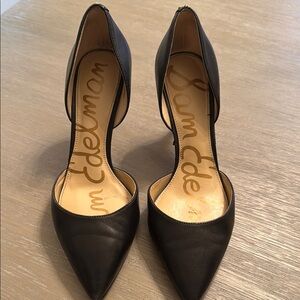 Sam Edelman Black Leather Heels